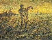 Vincent Van Gogh The End of the Day oil on canvas